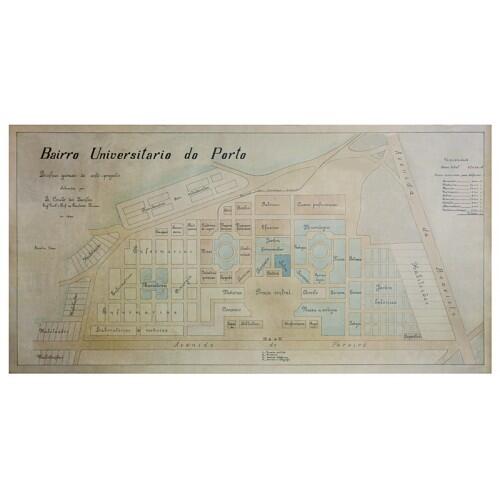 Mapa do &ldquo;Bairro Universitário do Porto&rdquo;