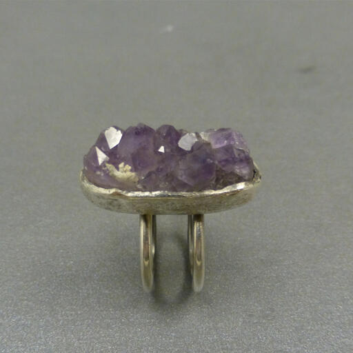 Anel &ldquo;Ametista&rdquo;