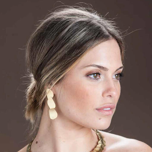 Brinco 3 Escamas 51x20mm