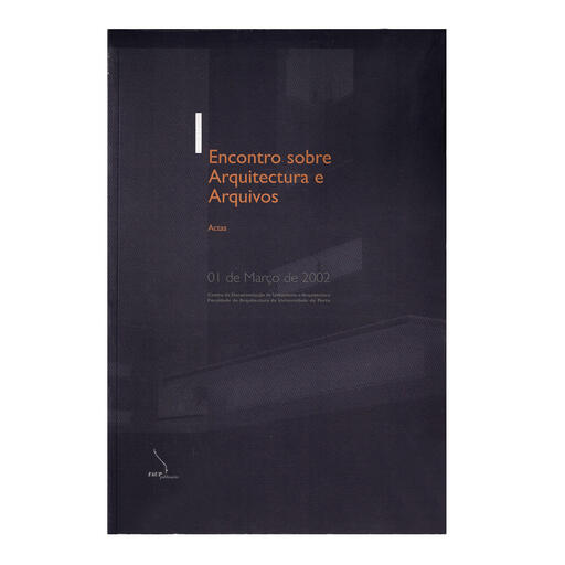 Encontro sobre Arquitectura e Arquivos